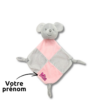 Lila la souris au doux tintement - Doudou personnalisé