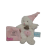 doudou-petit-ours-blanc-bonnet-rose-baby-nat-1.png Mini Puce douce Compagnie