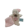 doudou-petit-ours-blanc-bonnet-rose-baby-nat.png Mini Puce douce Compagnie