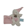 doudou-petit-ours-blanc-bonnet-rose-baby-nat-2.png Mini Puce douce Compagnie