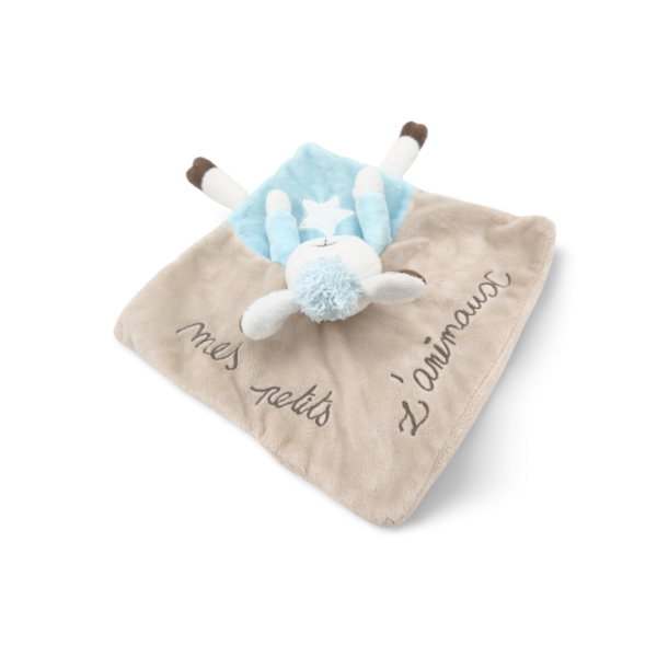 doudou-plat-mouton-1.png Léon, le Petit Mouton Brodé - Doudou personnalisé