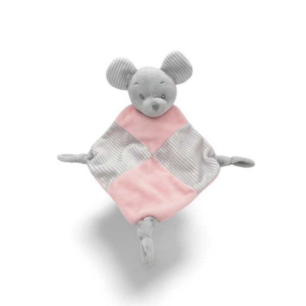 Lila la souris au doux tintement - Doudou personnalisé