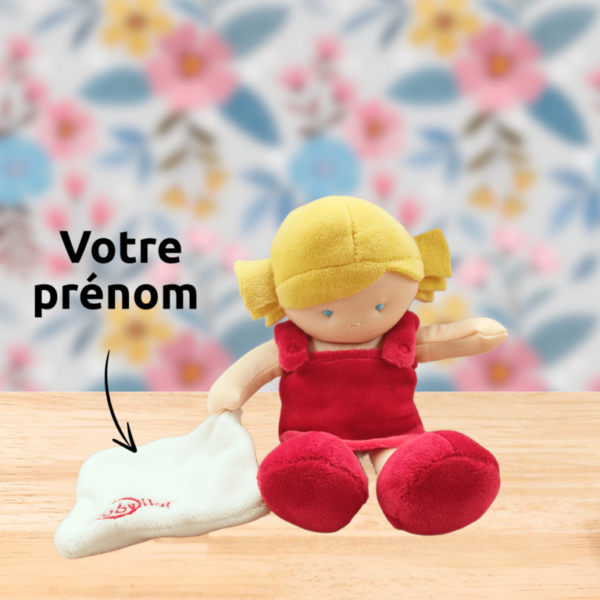 Nounouche la poupée câline – Doudou personnalisé