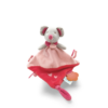 doudou-souris-rose-plate.png Mélodie la douce compagne - Doudou personnalisé