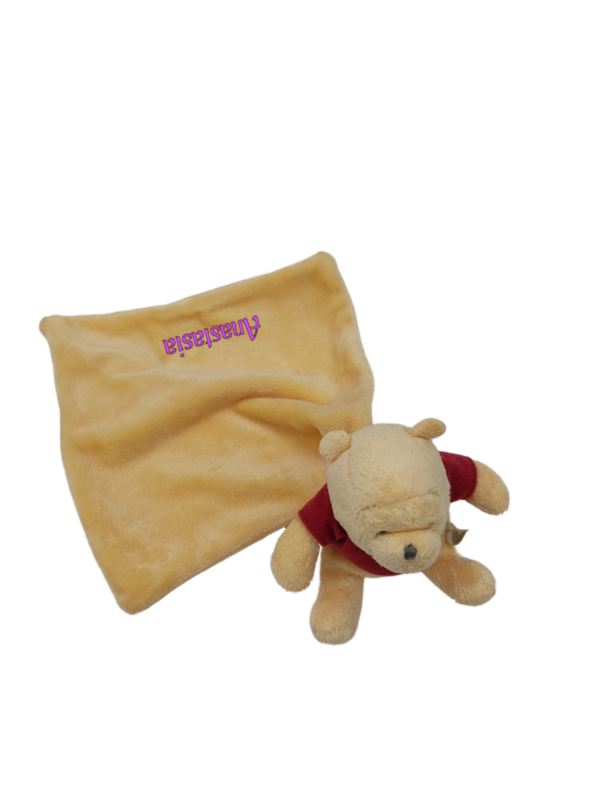 Winnie, l'ourson doux et câlin - Doudou personnalisé