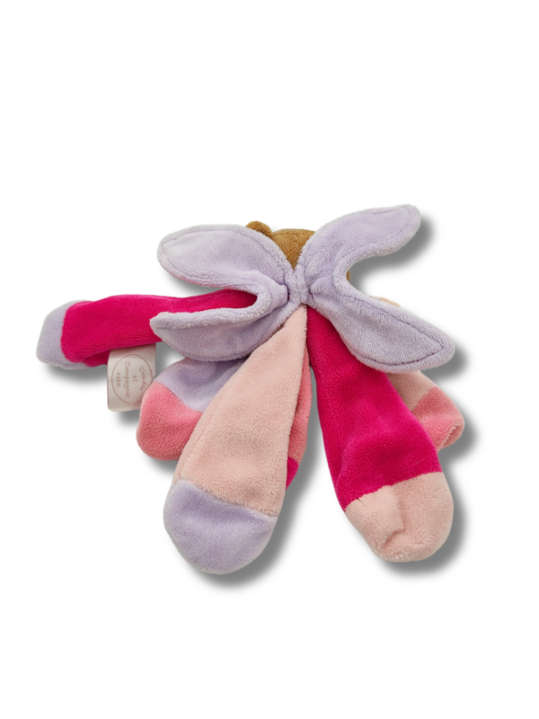 fee-rose-et-violette-doudou-3.png Luciole la fée magique - Doudou personnalisé