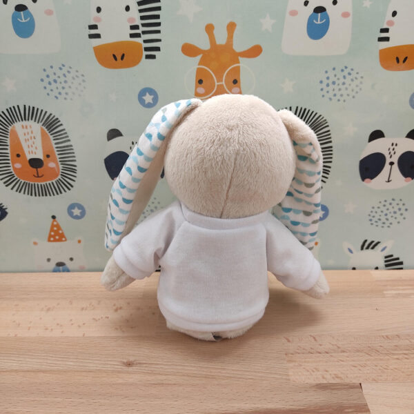 Polochon le lapin doux – Peluche personnalisée