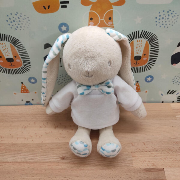 Polochon le lapin doux – Peluche personnalisée