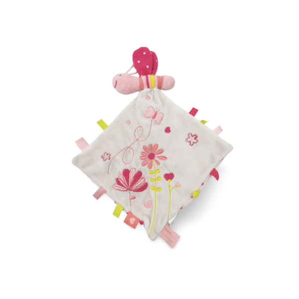 Luna, la Libellule Rose Enchantée - Doudou personnalisé