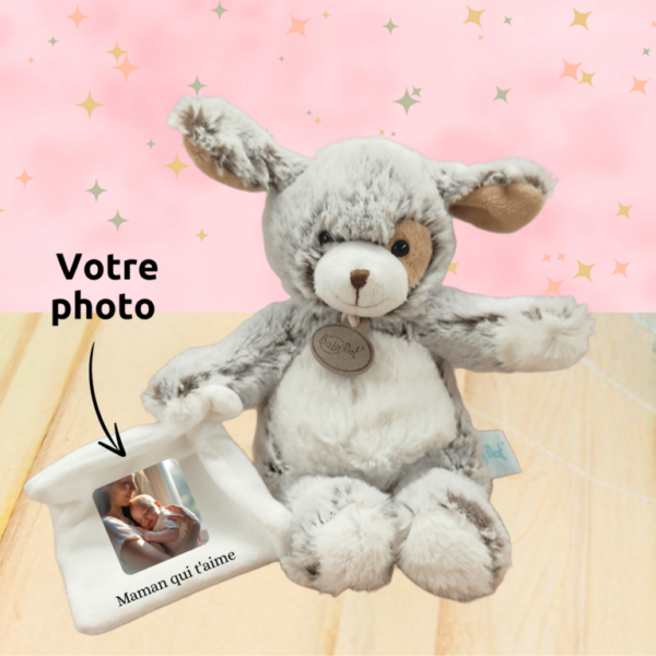 Loulou, le chien attendrissant – Doudou personnalisé
