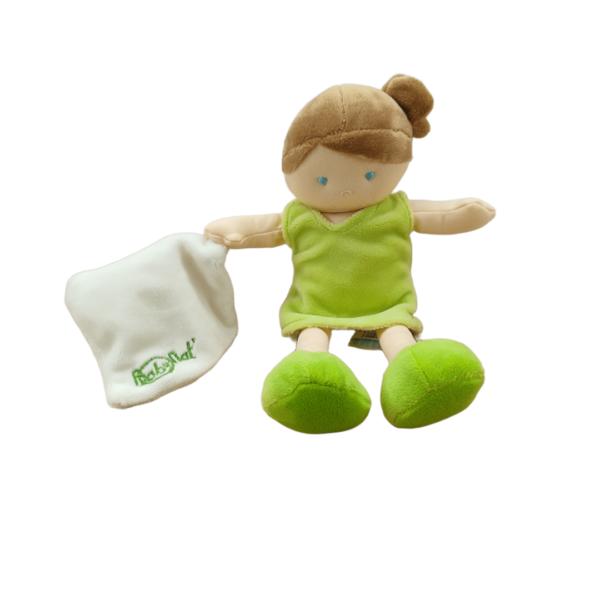 Louloute la poupée en tissu espiègle – Doudou personnalisé