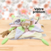 Louna le lapin tendre – Doudou personnalisé