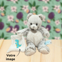 Pap’ours, l'ours rassurant – Doudou personnalisé
