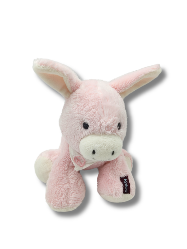 peluche-ane-rose.png Mia, la petite ânesse - Peluche personnalisée