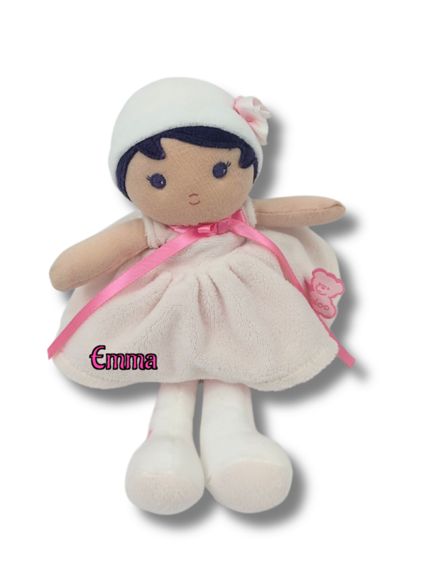 peluche-personnalisee-poupee.png Perle la poupée raffinée - Peluche personnalisée