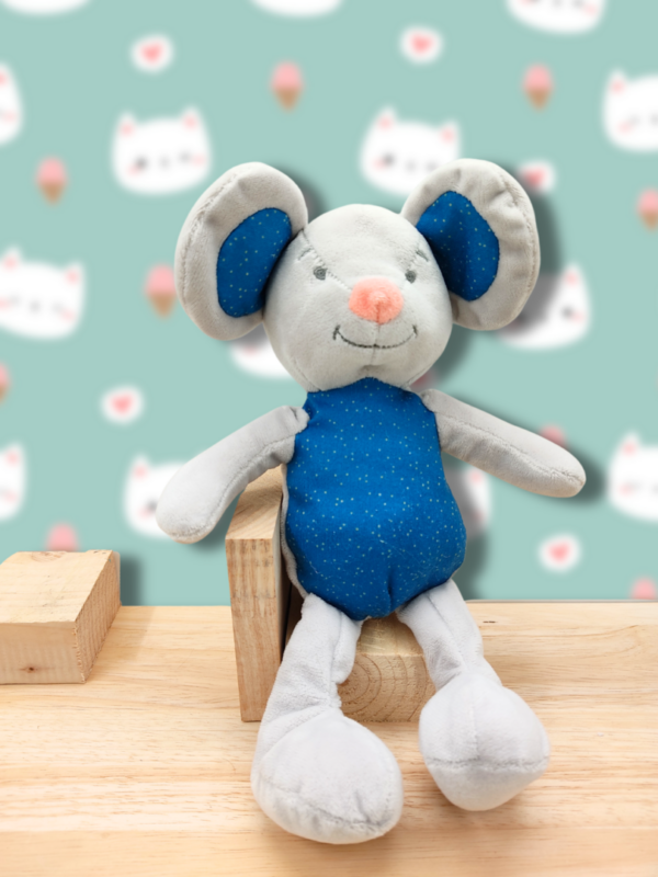 Billy, la souris bleue - Peluche personnalisée