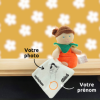 shana-11.png Clémentine, un zeste de douceur - Doudou personnalisé