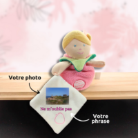 shana-5.png Fraisette la poupée rose - Doudou personnalisé