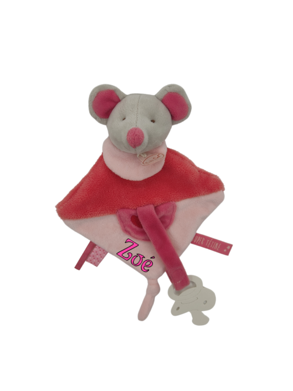 Yaya la douce souris - Doudou personnalisé