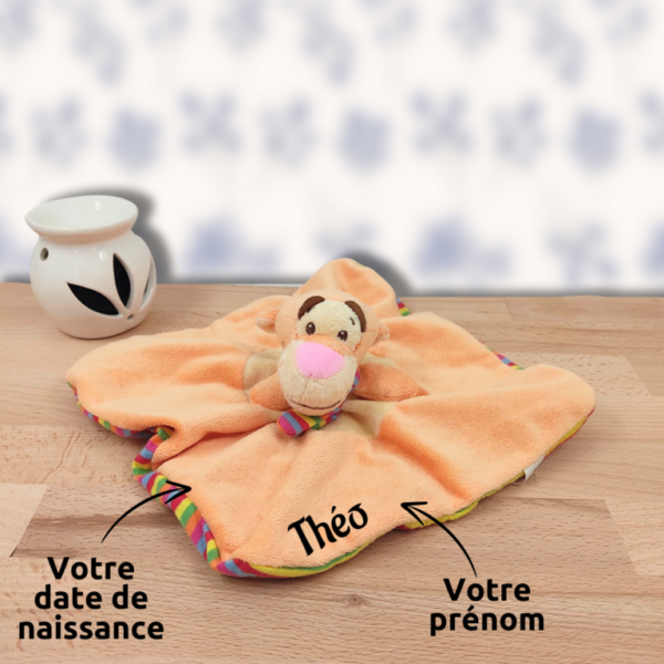 tigrou-doudou-personnalise.png Tigrou l'adorable doudou - Doudou personnalisé