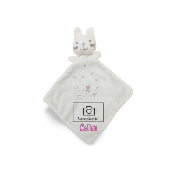 yhkd.png Alice le lapin enchanté - Doudou personnalisé