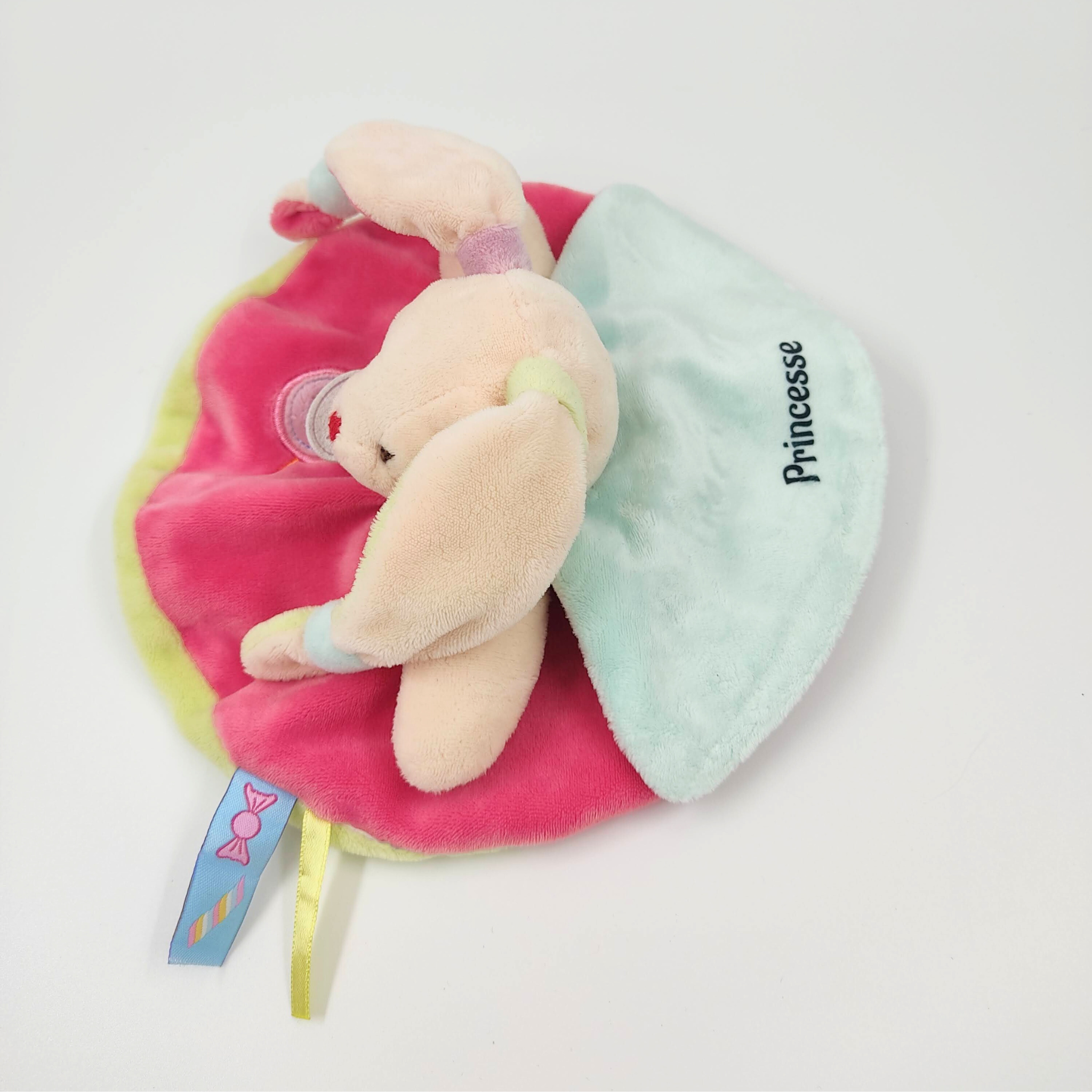 Doudou personnalisé lapin avec prénom