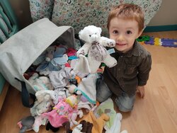 Doudou choisi par l'enfant