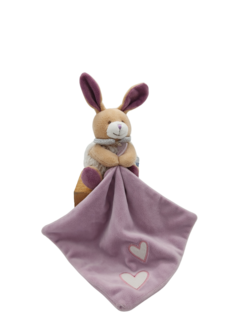 Doudou lapin violet luminescent BABY NAT