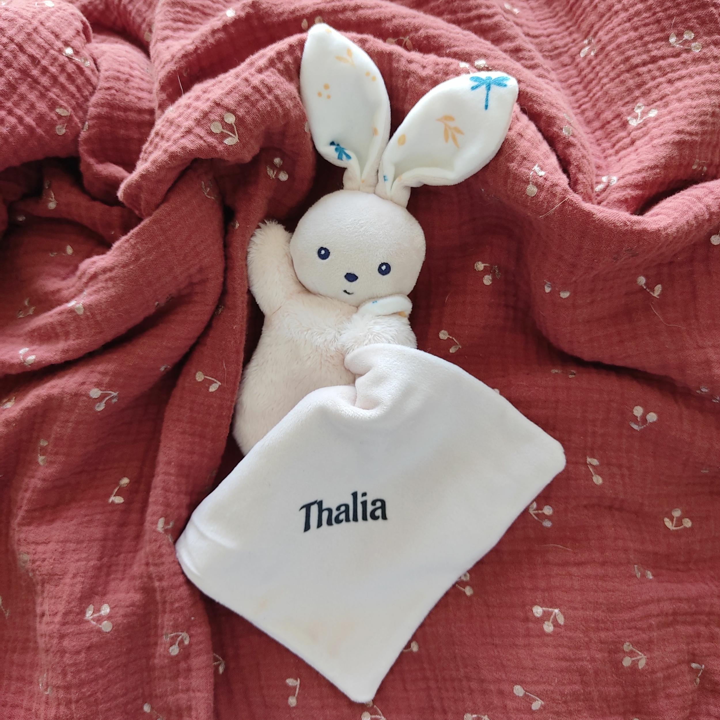 Doudou personnalisé prénom