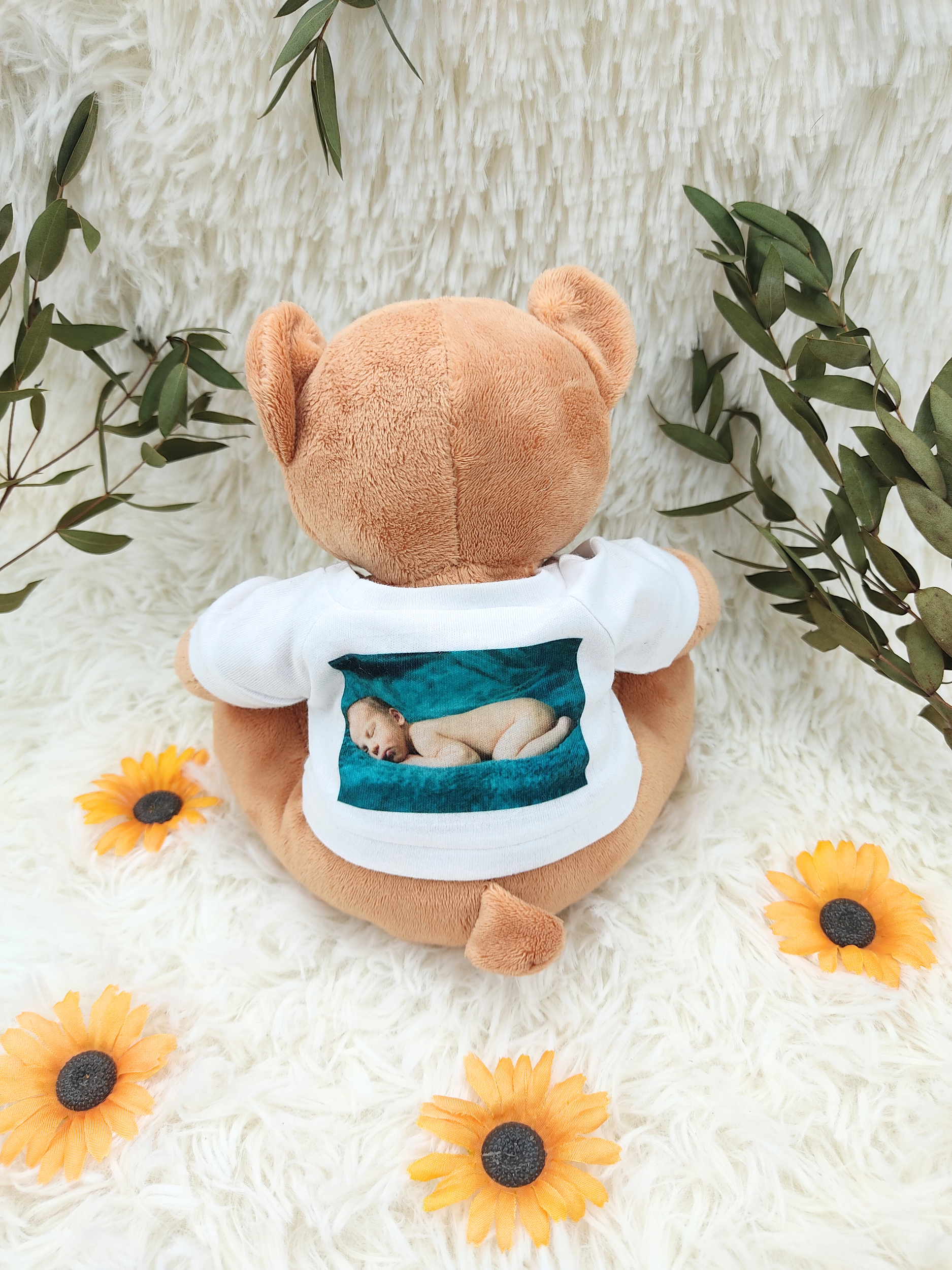Peluche personnalisée photo