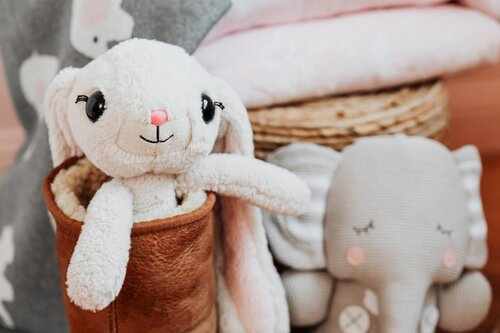 Photos gratuites de animal en peluche, arrière-plan flou, fermer
