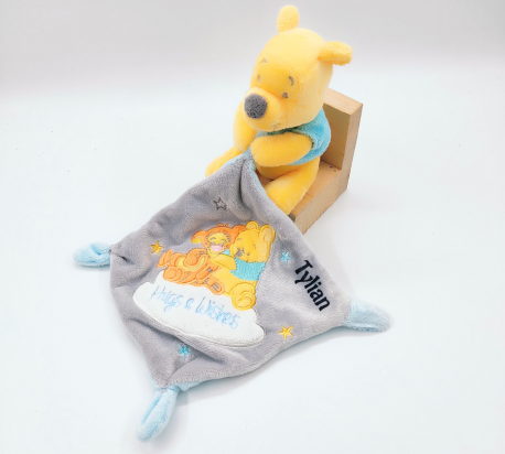 Doudou winnie personnalisé