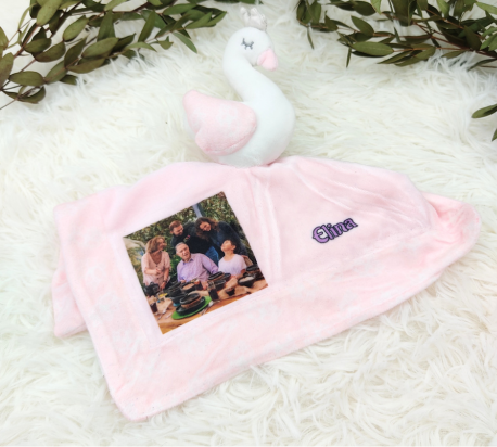 Doudou personnalisé photo
