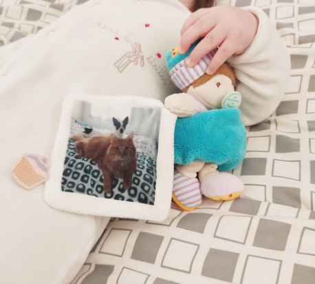 Doudou personnalisé avec photo