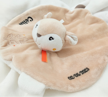 Doudou personnalisé prénom